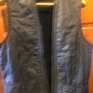 Barbour Men's M Polarquilt Waistcoat Blue Polarfleece